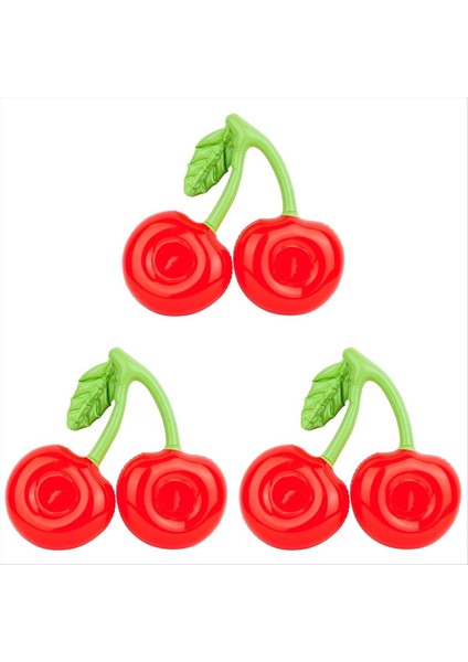 3pcs Yüzen Şişme Bardak Tutucu Yüzme Havuzu Içecek Şişme Yüzme Yüzme Havuzu Kiraz Bardağı Tutucu (Yurt Dışından)