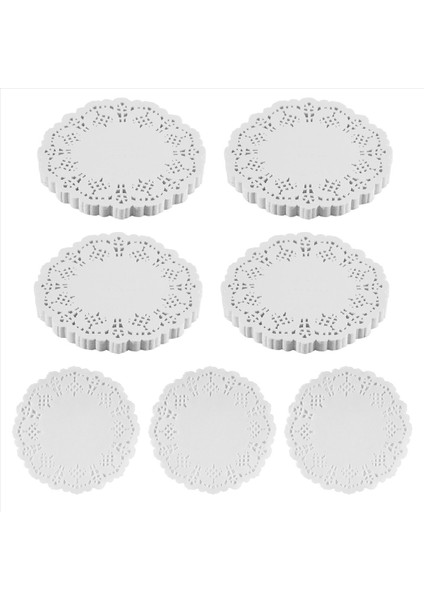 Dantel Doilies Paper 100 Pc 4 5 Inç Dekoratif Yuvarlak Placematlar Kek Için Astarlar Tatlılar Pişmiş Sofra Ekran (Yurt Dışından) fiyatları