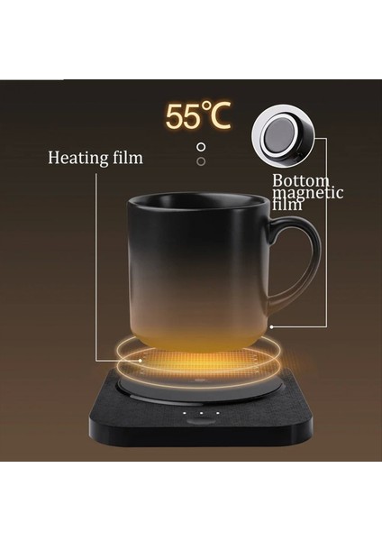 USB Fincan Daha Sıcak Kahve Sütü Çay Su Kupa Isıtıcı 3 Dişli Sıcaklık Isıtma Coaster Ev Ofis Kış Için (Yurt Dışından) indirimleri