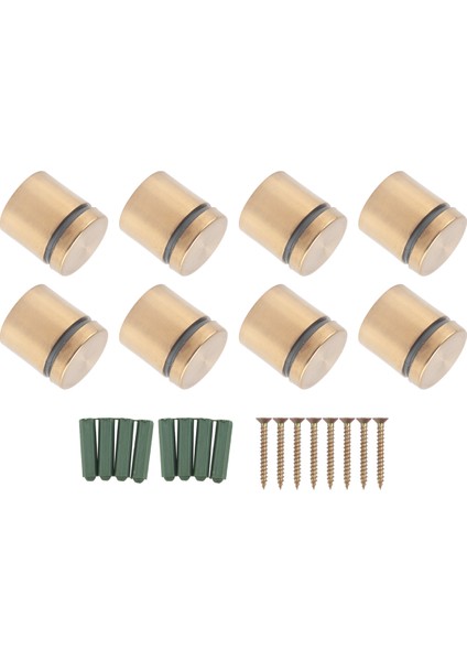 8 Set Standoff Vidaları Reklam Tırnak Tırnak Duvarı Duvar Montaj Donanımı Akrilik Resim Çerçevesi (25 x 25MM) (Yurt Dışından) fiyatları