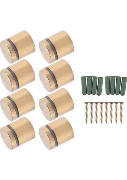 8 Set Standoff Vidaları Reklam Tırnak Tırnak Duvarı Duvar Montaj Donanımı Akrilik Resim Çerçevesi (25 x 25MM) (Yurt Dışından) modelleri