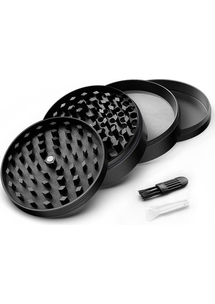 2x 3 Inç Baharat Öğütücü Çinko Alaşım Değirmeni Metal Öğütücüler Polen Koleksiyoncu Biber Baharat Öğütücü (Yurt Dışından) fırsatları