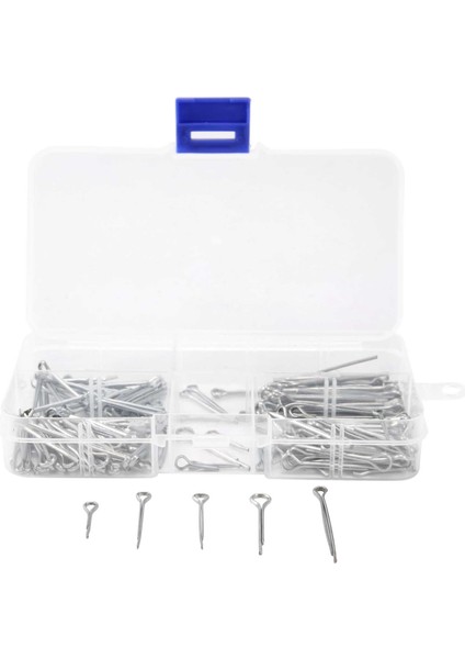 175PC Split Pins Cotter Fixings Set Çeşitli Boyutlar Çinko Kaplama Çelik Sabit Kasa (Yurt Dışından) modelleri