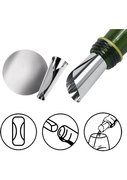 750 Pcs 3 Inç Gümüş Şarap Diskler Damgalı Damla Damlama Dökme Dökme Dökme Şarap Ince Dilim (Yurt Dışından) indirimleri