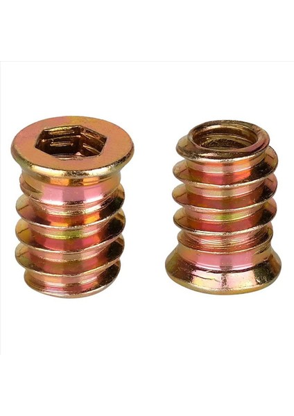 300PCS M6 x 15MM Mobilya Vidası Somun Dişli Ahşap Ekler Cıvata Bağlantı Eleman Konnektörü Hex Soket Sürücüsü (Yurt Dışından) fırsatları