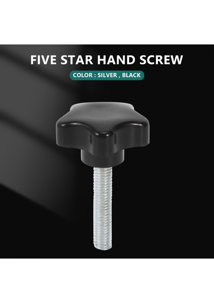 M8 x 40MM Vidalar Yıldız Kafa Kafası Vidalı Kelepçe Koyu Koyu Siyah (Yurt Dışından) fiyatları