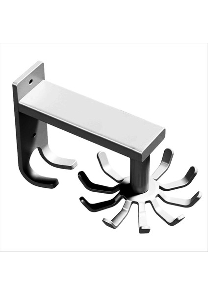 Mutfak Maddeleri Tutucu Pratik Döner Araç Kancası Tutucu Duvara Montajlı Pişirme Madde Rafı Dönebilir Ağır Hizmet Kancaları A (Yurt Dışından)