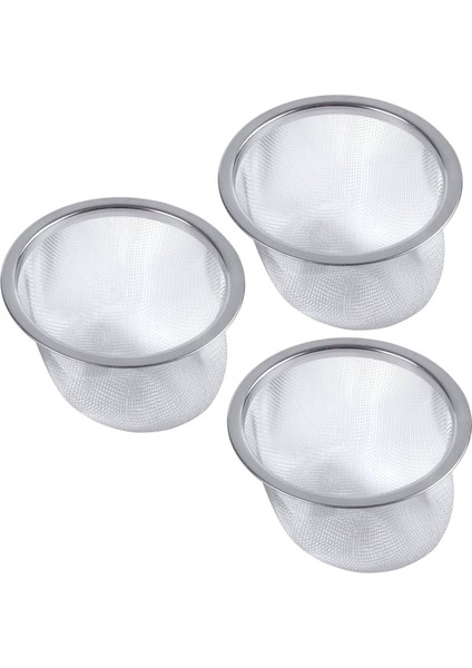 3x Çaydanlık Çapı 80MM Metal Örgü Çay Yaprağı Baharat Süzgeç Sepeti (Yurt Dışından)