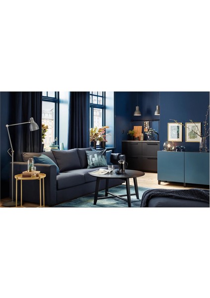 Kragsta Orta Sehpa Siyah 90 cm