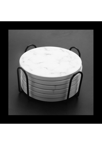 Tutucu ile Set 18 Set Kupa Mermer Tarzı Bardak Altlıkları Için Emici Bardak Altlıkları 4 Inç (Yurt Dışından) fiyatları