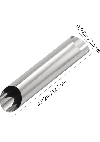 14 430 Paslanmaz Çelik Tüp Seti Cannoli Formlar Kalıplar-5 Inç (Yurt Dışından) fırsatları