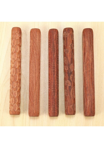 5 Adet Seramik Aletleri Ahşap El Silindirleri Kil Damgası Deseni/silindir Deseni Seramik Aletler Arcilla Polimerica Dab Aracı (Yurt Dışından) indirimleri
