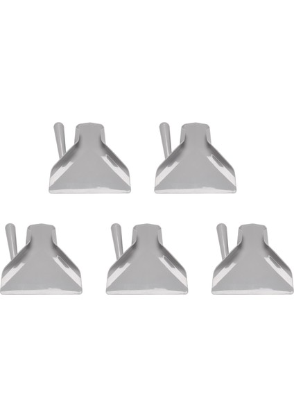 5x Plastik Çip Kepçesi Patates Kızartması Kürek Yükleyici Çip Ambalaj Kürek Huni Patlamış Mısır Fast Food Sağ Kol (Yurt Dışından)