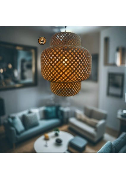 Ibiza Bambu Avize Ada Esintisinin Canlılığı ÇAP:30CM fiyatları