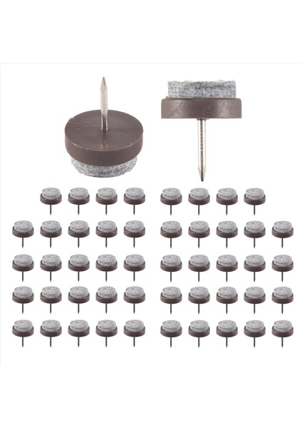 Yukarıx 50PCS Sandalye Bacak Zemin Keçe Pad Skid Glide Diy Tırnak Koruyucular 20MM Dia (Yurt Dışından) modelleri
