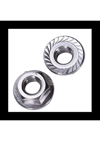 200 Pcs 304 Paslanmaz Çelik Tutuklu Flanş Metrik Altı Kilit Fındık M6 (Yurt Dışından) fiyatları