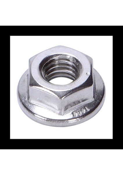 200 Pcs 304 Paslanmaz Çelik Tutuklu Flanş Metrik Altı Kilit Fındık M6 (Yurt Dışından) indirimleri