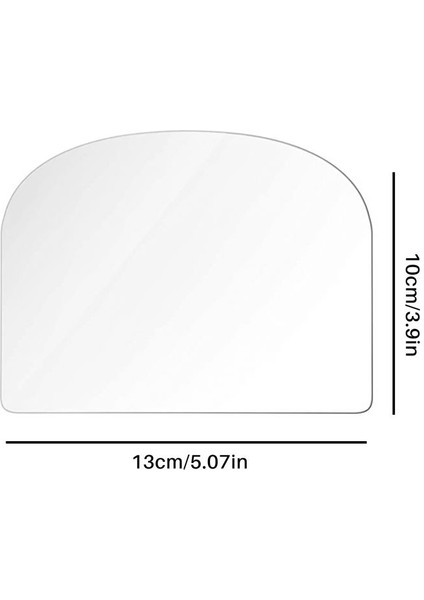 13 Adet Şeffaf Kek Krem Sıyırıcı Esnek Plastik Buzlanma Spatula Buttercream Pürüzsüz Kek Dekorasyon Araçları Pişirme (Yurt Dışından)
