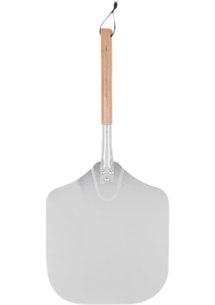 Square Pizza Peel Ahşap Saplı Alüminyum Pizza Itme Ekmek Itme Pizza Üssü - Pizza Kaldırıcı Ekmek Itme (Yurt Dışından)