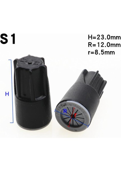 Su Geçirmez Tel Konektörler Gres Kapağı Dış Mekan Elektrik Tel Kapağı Somunları Düşük Voltajlı Peyzaj Aydınlatması Siyah (20 Paket) (Yurt Dışından) modelleri