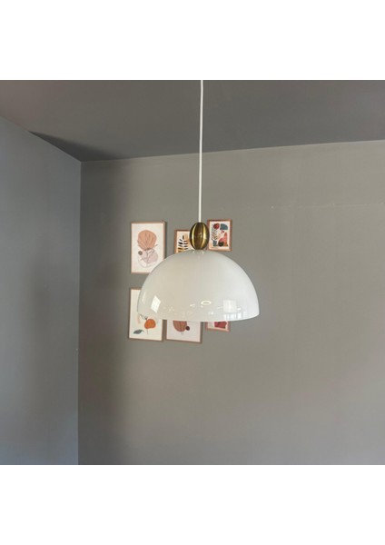 Yimpi Beyaz Avize Damla Eskitme Başlık Tekli Sarkıt Salon Mutfak Kuaför Cafe Lamba Dekoratif modelleri