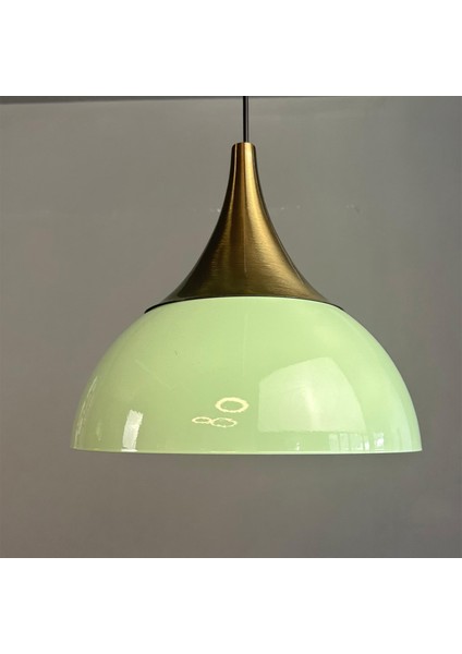 Yimpi Mint Avize Tekli Sarkıt Eskitme Kubbe Başlık Salon Mutfak Kuaför Dekoratif Aydınlatma fiyatları