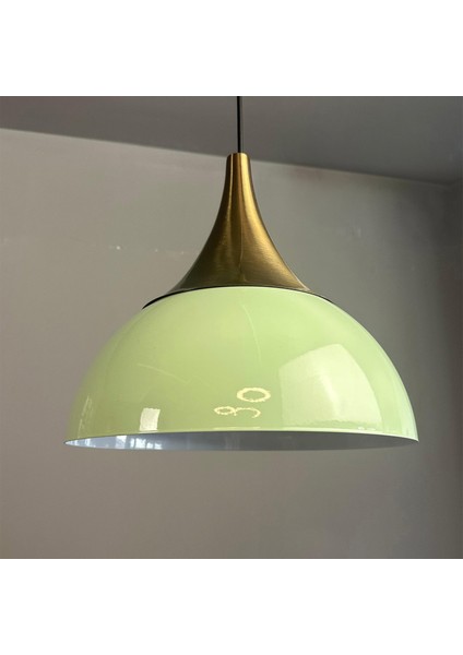 Yimpi Mint Avize Tekli Sarkıt Eskitme Kubbe Başlık Salon Mutfak Kuaför Dekoratif Aydınlatma modelleri