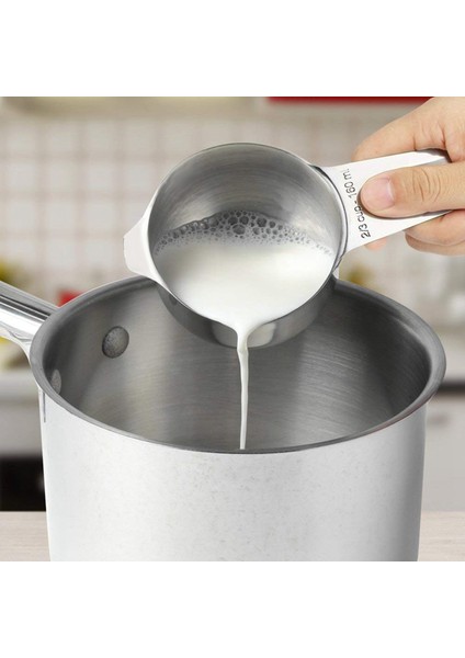 1/8 Su Bardağı Kahve Kepçesi ve 6x ile 7 Kişilik Bardak Seti Ölçüm Kaşıkları Paslanmaz Çelik Ölçüm Kaşıkları Seti Seti (Yurt Dışından) fırsatları