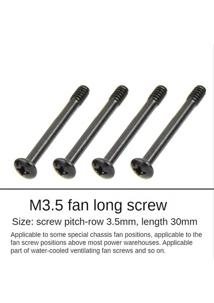 60PCS Bilgisayar Kılıfı Soğutma Fan Vidaları Bilgisayar Fan Montaj Uzun Kısa Vidalar Fan Radyatör Aksesuarları (Yurt Dışından) fırsatları