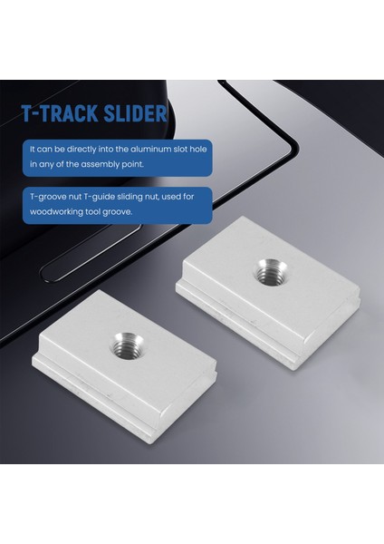 6pcs M6 T-Track Kaydırıcı Sürgülü Somun Alüminyum Alaşım T Yuva Somunu Profil Ahşap Işleme Aracı Düzeltme Sabiti (Yurt Dışından) fırsatları