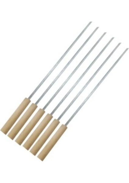 Metal Saplı Barbekü Şişi 6lı fiyatları