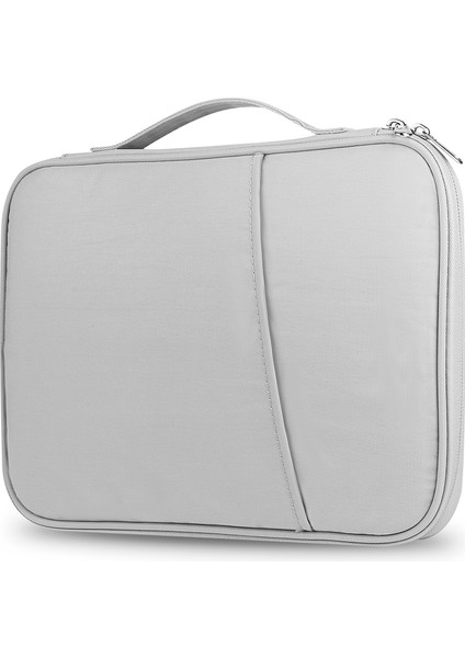 12-13 Inç Dizüstü Bilgisayar Taşıma Çantası Bilgisayar Koruma Çantası Naylon Kılıf Tutucu - Bej (Yurt Dışından)