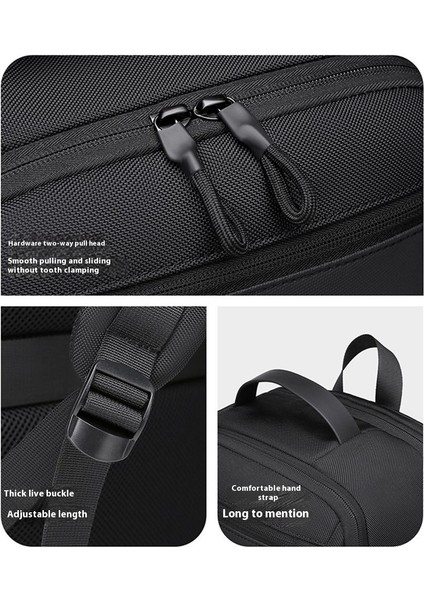 B725 Oxford Kumaş Su Geçirmez Seyahat Dizüstü Bilgisayar Omuz Çantası 16 Inç Dizüstü Bilgisayar Sırt Çantası Iş Adamları Için - Gri (Yurt Dışından) fiyatları