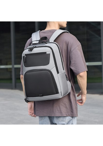 B725 Oxford Kumaş Su Geçirmez Seyahat Dizüstü Bilgisayar Omuz Çantası 16 Inç Dizüstü Bilgisayar Sırt Çantası Iş Adamları Için - Gri (Yurt Dışından) indirimleri