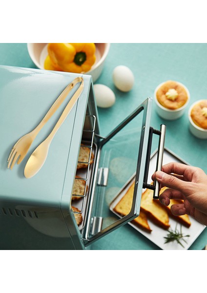 Paslanmaz Çelik Gıda Maşaları Altın Mutfak Gereçleri Açık Büfe Pişirme Araçları Barbekü Klipsleri Ekmek Biftek Maşa (Yurt Dışından) modelleri
