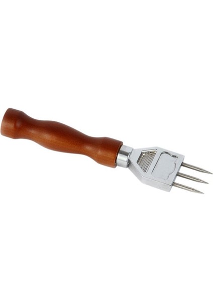 3x Buz Seçimi - Masif Ahşap Saplı Sağlam Buz Parçalayıcı 304 Paslanmaz Çelik Üç Pronged Buz Kırıcı (Yurt Dışından) modelleri