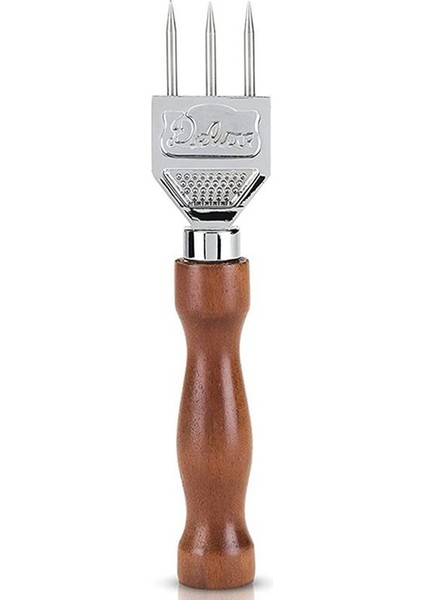 3x Buz Seçimi - Masif Ahşap Saplı Sağlam Buz Parçalayıcı 304 Paslanmaz Çelik Üç Pronged Buz Kırıcı (Yurt Dışından) fırsatları