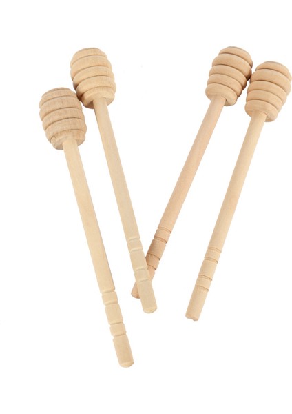 110 Paket 6 Inç Ahşap Bal Kepçe Sopa Bal Jam Kavanoz Dispense Için Mini Bireysel Sarılmış Düğün Favorileri (Yurt Dışından) modelleri