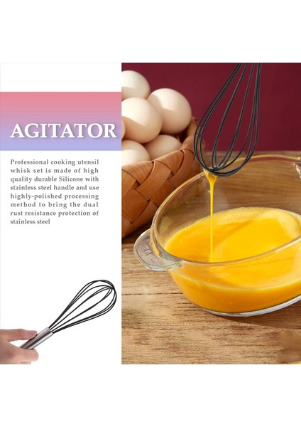 Silikon Mutfak Çırpma 10 Inç Silikon Çırpma Yumurta Çırpıcı Çok Sağlam Mutfak Tel Balonu 600ºF Isıya Dayanıklı (Yurt Dışından) fiyatları