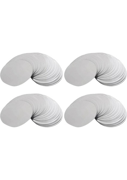 600 Pcs 3 Inç Gümüş Şarap Diskler Damgalı Damla Damlama Dökme Dökme Dökme Şarap Ince Dilim (Yurt Dışından)