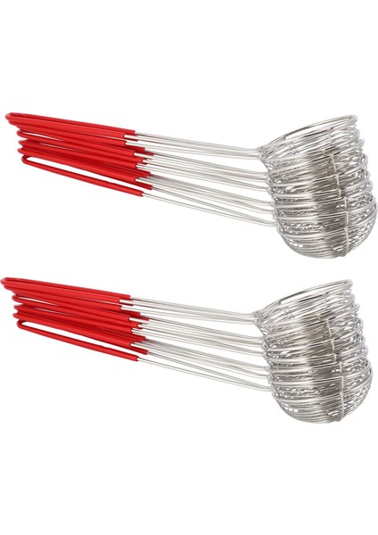 16 Adet Paslanmaz Çelik Örümcek Süzgeç Kaşık Küçük Tel Skimmer Kevgir Tencere Tortellini ve Köfte Için (Yurt Dışından)