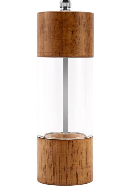 Biber Değirmeni Şeffaf Biber Değirmeni Tuzu Öğütme Seramik Çekirdek Çok Amaçlı Baharat Şişesi 6 Inç (Yurt Dışından)