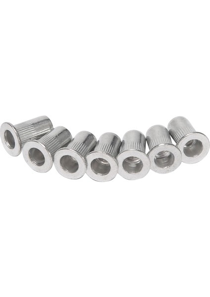 M5 Alüminyum Düz Kafa Perçin Somun Ekleme Somunları Gümüş Ton 20PCS (Yurt Dışından) modelleri