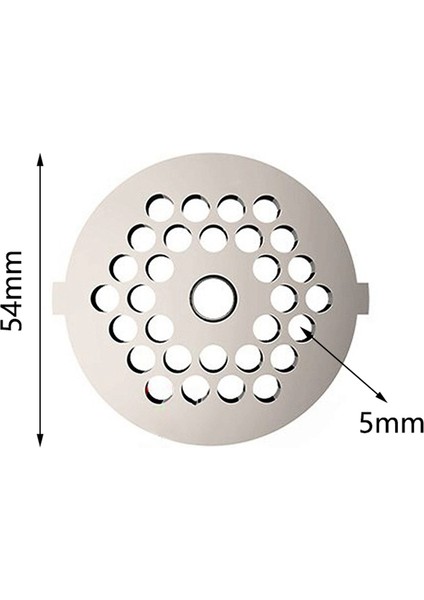 Et Öğütücü Yedek Parçaları 4 Adet Kesici Kesme Bıçağı 4 Adet Et Kıyıcı Plakalar MG30/60 Öğütücü Için (Yurt Dışından) modelleri