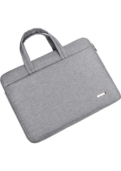 173 14-14,6 Inç Dizüstü Bilgisayar Oxford Kumaş El Çantası Yumuşak Astarlı Su Geçirmez Dizüstü Bilgisayar Taşıma Çantası - Gri (Yurt Dışından)