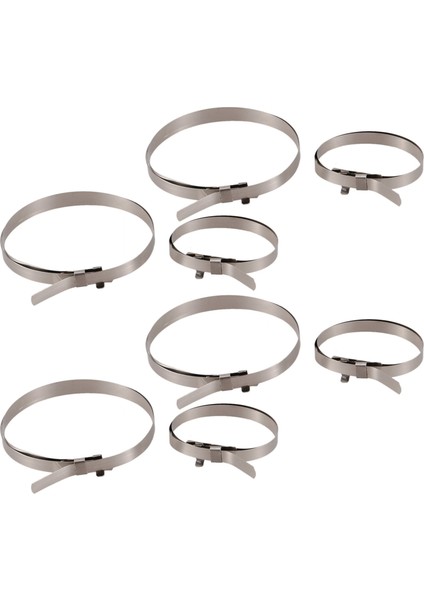 Araç Araç Sabit Hız Cv Boot Kelepçe Klipsli 8 Pcs (Yurt Dışından)