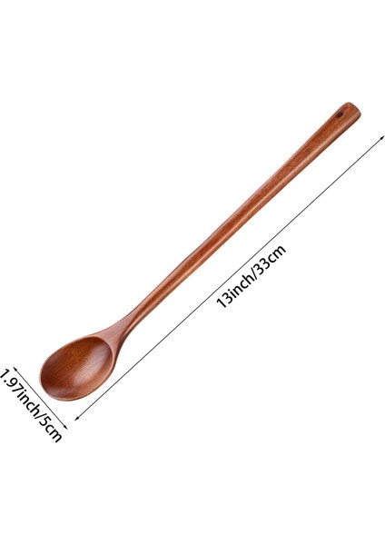 3 Adet Ahşap Karıştırma Kaşık Mutfak Çorbası Servis Kaşık Uzun Saplı Pişirme Kaşık Mutfak Karıştırma Porsiyon Yemek Pişirme (Yurt Dışından) fiyatları