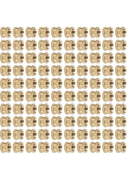 M3 x 3mm Dişi Iplik Pirinç Dişli Dişli Ekleme Gömme Fıstığı 200PCS (Yurt Dışından) fiyatları