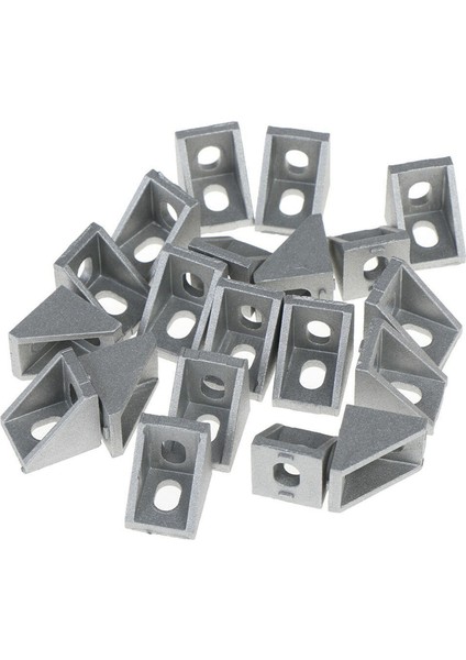 20PCS 2020 Köşe Bağlantı Açısı Alüminyum 20 x 20 L Konektör Braketi ve 50PCS 2020 Serisi Alüminyum Profil Bağlayıcı Seti (Yurt Dışından) fiyatları