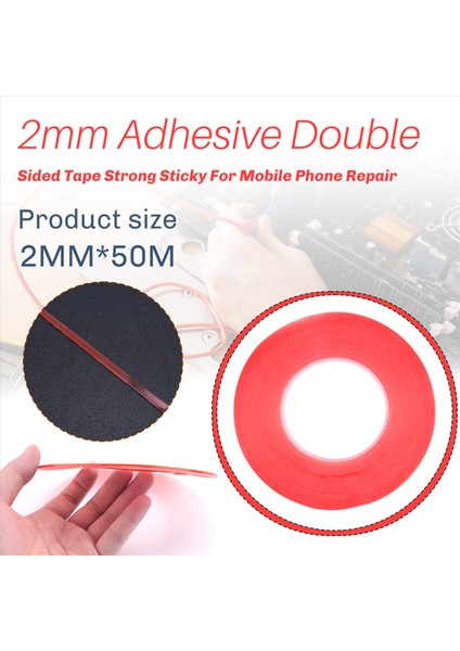 2mm Yapışkan Çift Taraflı Bant Cep Telefonu Onarımı Için Güçlü Yapışkan (Yurt Dışından) indirimleri